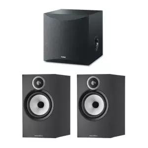 B&W 606 S3 북쉘프 스피커 + 야마하 KS-SW100 서브우퍼 2.1채널