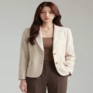[예쎄][예쎄] 데일리 캐주얼 테일러드 크롭 자켓(S5SJK028A)