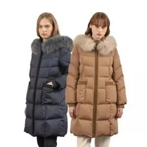 [올리비아로렌] MG01 포켓 배색 롱 점퍼 신선도원몰 VOCKD4WA411 (S44353904)