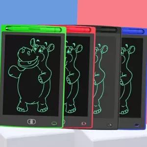 컬러 전자 칠판 휴대용 디지털 스케치 전자 드로잉 패드 필기 8.5인치 교육용 재사용 그림판 스마트 지우개
