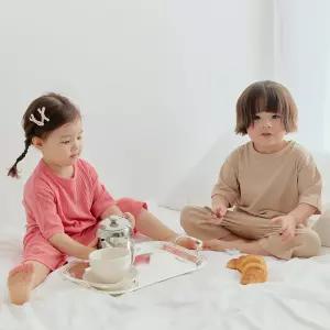 [키키스토리] 와이드골지(오트밀,코랄) 라운지웨어