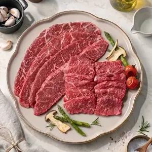 [오늘자연] 한우 1++등급 구이모둠 400g(보섭살+설깃살)