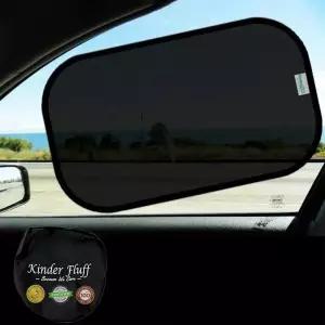 자동차 창문 그늘 - 99.79 UVA 인증 및 99.95 UVB 자외선 차단 사이드 윈도우 부문 수상 햇빛 4팩 반투명