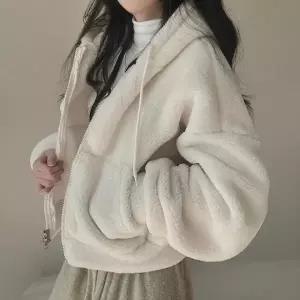 크롭티 브라탑 양털 후드집업 여성티셔츠 세미 기능성티셔츠 HL]