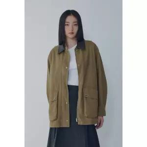 [VOICE OF VOICES](강남점)*신세계대구점 단독*[VOV] 보브 신세틱 레더 카라 워크 자켓 (7156310003)