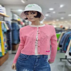 베네통/애플아울렛/자수 포인트 골지 가디건/BAKCE1541