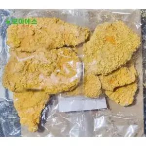 치킨버거패티 1kg 국산 햄버거 점보 닭고기 순살