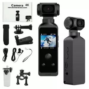 RUNDX WiFi 4K EIS 손떨림방지 액션캠 오토바이 블랙박스 방수 초소 형카메라+64G메모리카드