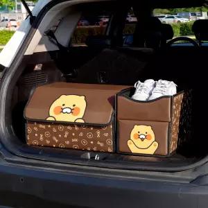 [SET] 카카오프렌즈 춘식이 차량용 2단 신발 보관함 + 트렁크 보관함 대형