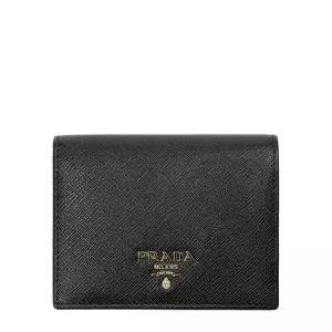 프라다 MUST IT_26FW 1MV204 QWA F0002 여성 사피아노 로고 반지갑