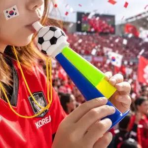 [에이치플러스몰]축구공 응원 나팔 축구 야구 운동회 도구 월드컵 경기 야광