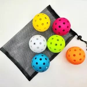 공 피클볼가방 혼합 메쉬백 SET 6PCS 블랙 피클볼공 피클볼 피클볼세트 74mm