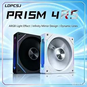 PRISM 4 RS 12cm ARGB 4핀 컴퓨터 케이스 팬 조용한 냉각 12V 대용량 1200RPM 데스크탑 게이밍 PC 조립용