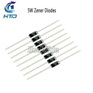 20개 1N5384B 160V-200V 5W 제너 다이오드 CASE17