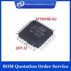 10 - 100개  ATTINY88-AU AU QFP-32 IC MCU 8BIT 8KB 플래시