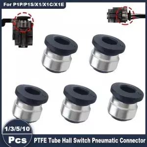 3D 프린터 PTFE 튜브 홀 스위치 공압 커넥터 Bambu Lab P1P/P1S/X1/X1C/X1E용 1.75mm 필라멘트 공급