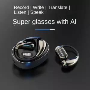 무선 블루투스 144 언어 AI 번역기 장치 이어폰 Bluetooth5.4 동시 통역 음성 번역 헤드셋
