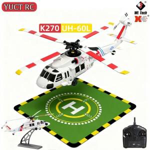 RC헬기 헬리콥터 비행기 전투기 드론 무선 조정 카 자동차 오프로드 포크레인 WLtoys K270 블랙 호크 UH-60