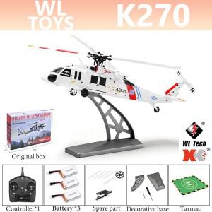 RC헬기 헬리콥터 비행기 전투기 드론 무선 조정 카 자동차 오프로드 포크레인 Wltoys K170-K270 UH-60L 2.4