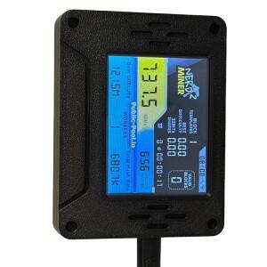 735Kh/S BTC 솔로 채굴기 Nerdminer 업그레이드된 2.8인치 스마트 터치 스크린 비트코인 암호화폐 장치