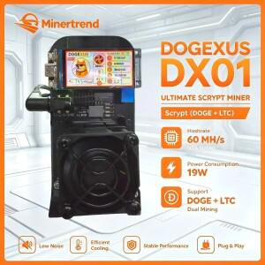 DOGEXUS DX01 60MH/s Scrypt 마이닝 머신 Doge 솔로 마이너 19W 저전력 30dB 초저소음