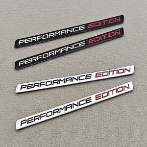 2pcs 3D 알루미늄 자동 바이크 오토바이 스티커 로고 성능 에디션 데칼 For BMW 호환 호환 Suzuki Kawasaki