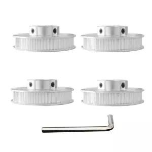 4개 내경 5mm 80T GT2 풀리 동기 휠 타이밍 벨트 80개 톱니 Voron 2.4 호환 3D 프린터용 폭