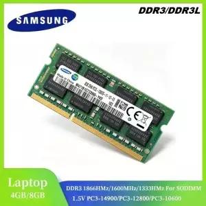 삼성 DDR3 SOM 램 노트북 메모리 8GB 133hz 1600Mhz PC310600 12800 14900 1.5V 메모리아