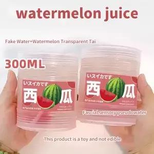 300ml 대형 버킷 시뮬레이션 주스 물 슬라임 처럼 느껴지는 머드 젤리 끈적 않는 손 스트레스 해소 감각