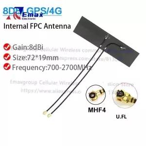 1/2/5PCS 4G GPS 결합 FPC 3G GSM LTE 안테나 부스터 U.FL / MHF4 7002700MHz EG25G EC25E SIM7600GH