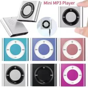 미니 MP3 플레이어 금속 클립 온 스포츠 음악 방수 스피커 내장 180mAh