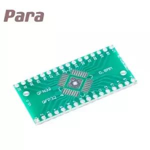 5 개/몫 QFN32 QFP32DIP 턴 핀보드 SMD 2.54mm 피치 PCB 어댑터 플레이트 전송 IC 소켓