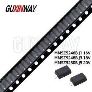 100PCS MM5246B J1 16V J3 18V J5 20V T1G 350mW 0.35W SOD123 SMD 제너 다이오드