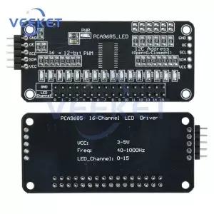 PCA9685 16채널 LED 드라이버 보드 모듈 전자 프로젝트용 I2C 버스 PWM 컨트롤러 개발