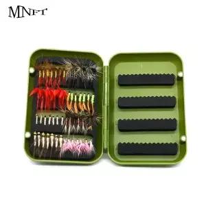플라이 낚시 파리 키트 4056Pcs 건식/습식 깃발 구색 송어 배스 세트가 된 수제 장비
