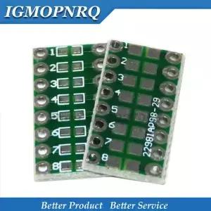 SMT DIP 어댑터 컨버터 0805 0603 0402 캐패시터 저항기 LED 핀보드 FR4 PCB 2.54mm 피치 SMD 턴 투 딥 10