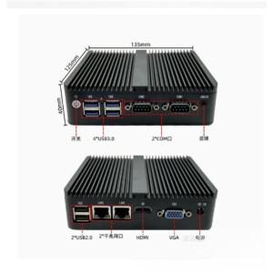 산업용 제어용 소형 호스트, 미니 컴퓨터, 쿼드 코어 J4125, 듀얼 네트워크, N2840, 공장 직판