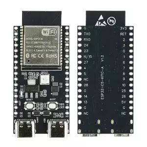 32C5 개발 보드 듀얼 주파수 2.4G 및 5GHz WiFi 모듈 32C5DevKitC1 N4 4MB 플래시 CH340 30핀 타입C