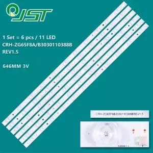 6개/키트 RTRU6527US AA650UHD H65B7500 65DP200 CRHZG65F8A3030110388BV1.5 CHDMT65LB22LED3030V0.6