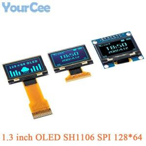 1.3인치 OLED 디스플레이 7핀 모듈 화면 SH1106 드라이버 시리얼 포트 I2C SPI 128*64 30핀 베어