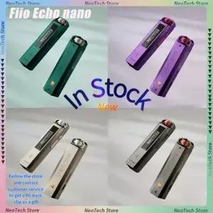 FiiO NANO SnowSky ECHO 휴대용 무손실 HiFi 음악 플레이어 고해상도 오디오 DAP 오디오파일을 위한 MP3