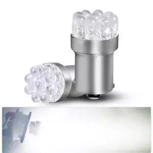 2개입 초고휘도 12V/24V 1156 BA15S P21W S25 G18 R5W 1157 BAY15D P21/5W LED 자동차 전구 브레이크 정지
