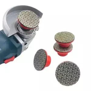 1pcs 2 인치 50mm M14 전기 도금 다이아몬드 연마 패드 빠른 제거 타일 유리 콘크리트 스톤 샌딩 금속