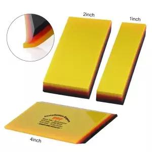 EHDIS 2/5/10pcs 부드러운 고무 PPF 자동차 비닐 포장 스퀴지 페인트 보호 필름 설치 스크레이퍼 창 색조