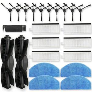 LARESAR EVOL 3 / 3S HONITURE G20 /G20 PRO TIKOM G8000과 호환됩니다 | G8000 MAX 5000PA용 아님 G8000 G8000 PRO 교체용 필터 6개 몰드 패드 4개 롤러 브러시 2개 사이드 10개 공구 1개