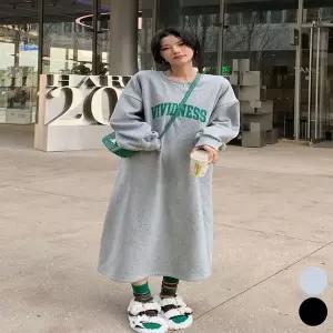 데일리 포근 루즈핏 롱원피스 임부복 기모 겨울 여자