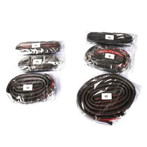 ABHY-6Pcs 고무 자동차 문 씰 스트립 키트 테슬라 호환 모델 S용 전체 씰링  테이프 방음 소음 감소