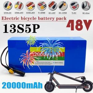 48V 20ah 리튬 13s5p 배터리 팩 48v 20000mAh 250W-1500W Citycoco 전동 스쿠터 내장형 BMS