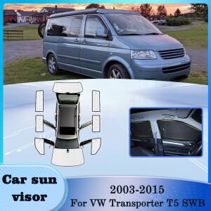 폭스 바겐 트랜스 포터 Caravelle T5 SWB 2003-2015 용 자동차 차양 앞 유리 바이저 액세서리 창 태양 보호