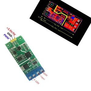 SCR PWM 0-100% 주파수 듀티 사이클 조절 모듈 AC 220V 모터 속도 컨트롤러 디머 전압 전력